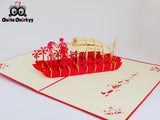 Romantic Boat Ride Greetings Card
