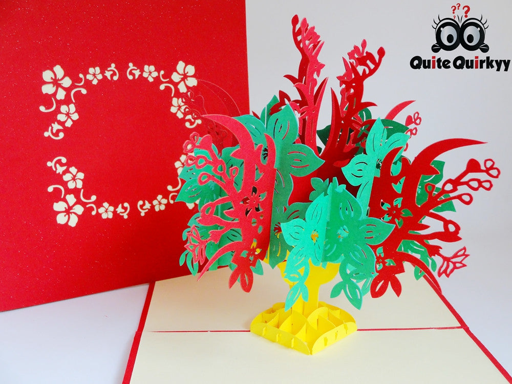 Flower Bouquet Greetings Card