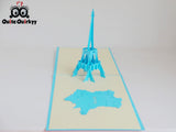 Eiffel Tower Greetings Card
