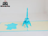 Eiffel Tower Greetings Card