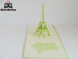 Eiffel Tower Greetings Card