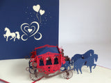 Horse & Carriage Greetings Card