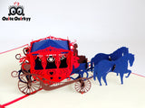 Horse & Carriage Greetings Card