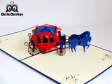 Horse & Carriage Greetings Card