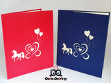 Horse & Carriage Greetings Card