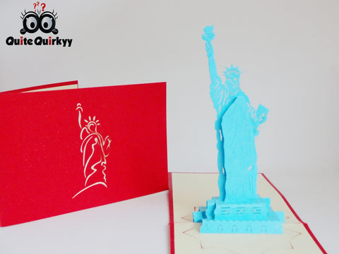 Statue Of Liberty Greetings Card