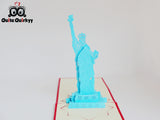 Statue Of Liberty Greetings Card