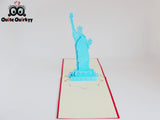 Statue Of Liberty Greetings Card