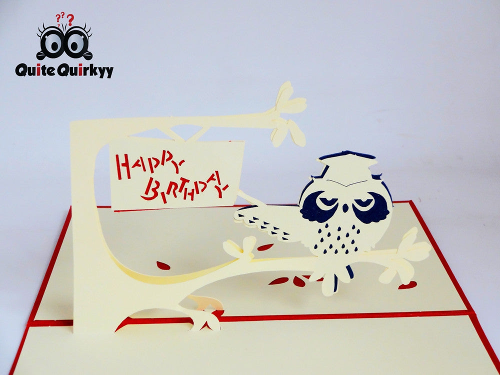 Owl Birthday Card