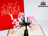 Cherry Blossom Greetings Card