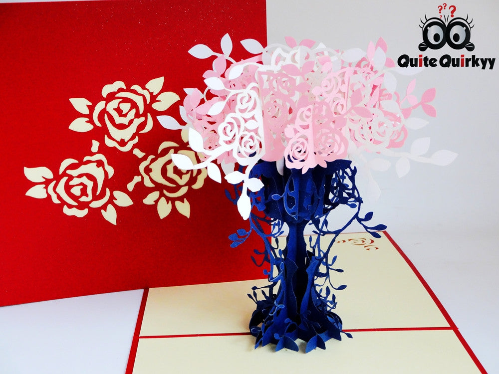 Rose Bouquet Greetings Card