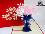 Rose Bouquet Greetings Card