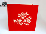 Rose Bouquet Greetings Card