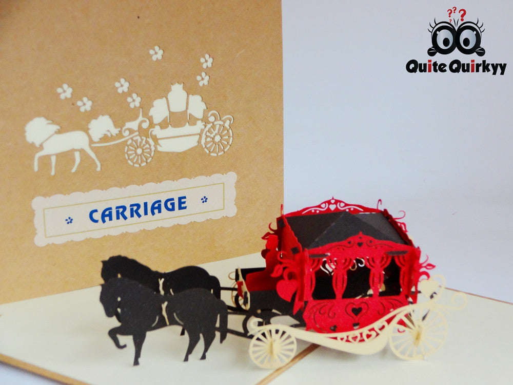 Horse & Carriage Greetings Card