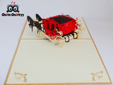 Horse & Carriage Greetings Card