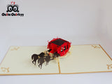 Horse & Carriage Greetings Card