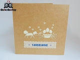 Horse & Carriage Greetings Card