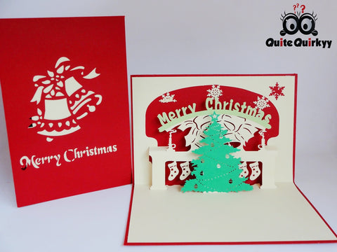 Christmas Stockings Greetings Card