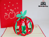 Christmas Apple Greetings Card