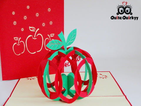 Christmas Apple Greetings Card