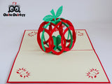 Christmas Apple Greetings Card