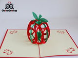 Christmas Apple Greetings Card