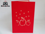 Christmas Apple Greetings Card