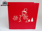 Snowman Greetings Card