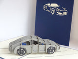 Sports Car Greetings Card