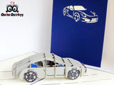 Sports Car Greetings Card