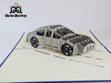 Sports Car Greetings Card