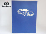Sports Car Greetings Card
