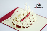 Ship on the High Seas Greetings Card