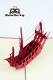 Chinese Junk Greetings Card