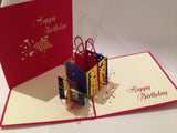 Present boxes Greetings card