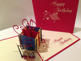 Present boxes Greetings card