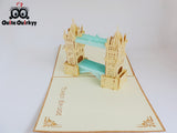 London Tower Bridge Greetings Card