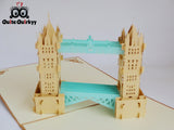 London Tower Bridge Greetings Card