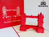 London Tower Bridge Greetings Card