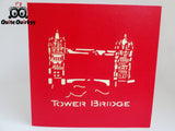 London Tower Bridge Greetings Card