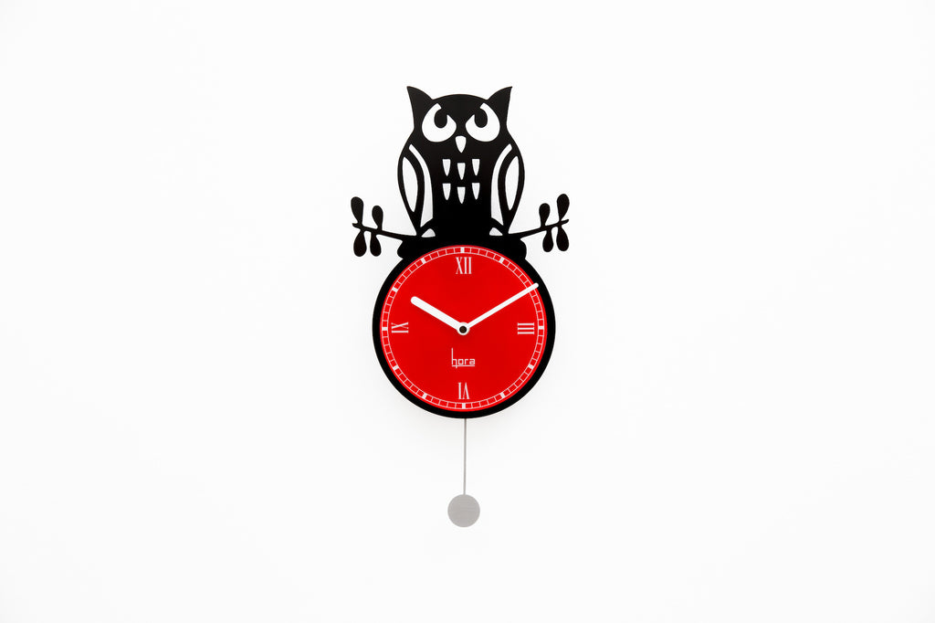 Wacky Owl Wall Clock