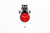 Wacky Owl Wall Clock