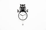 Wacky Owl Wall Clock