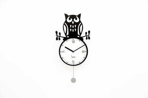 Wacky Owl Wall Clock
