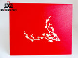 Plum Blossom Greetings Card