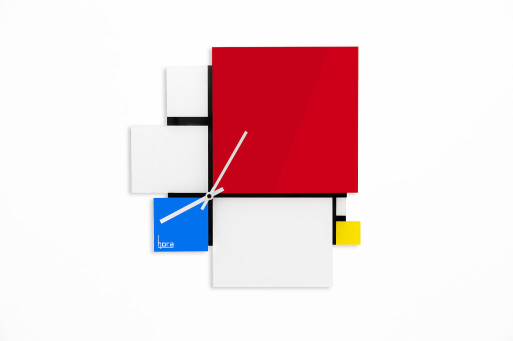 Mondrian Wall Clock